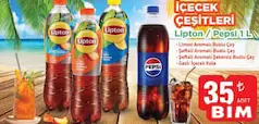LİPTON/PEPSİ İÇECEK ÇEŞİTLERİ 1 L